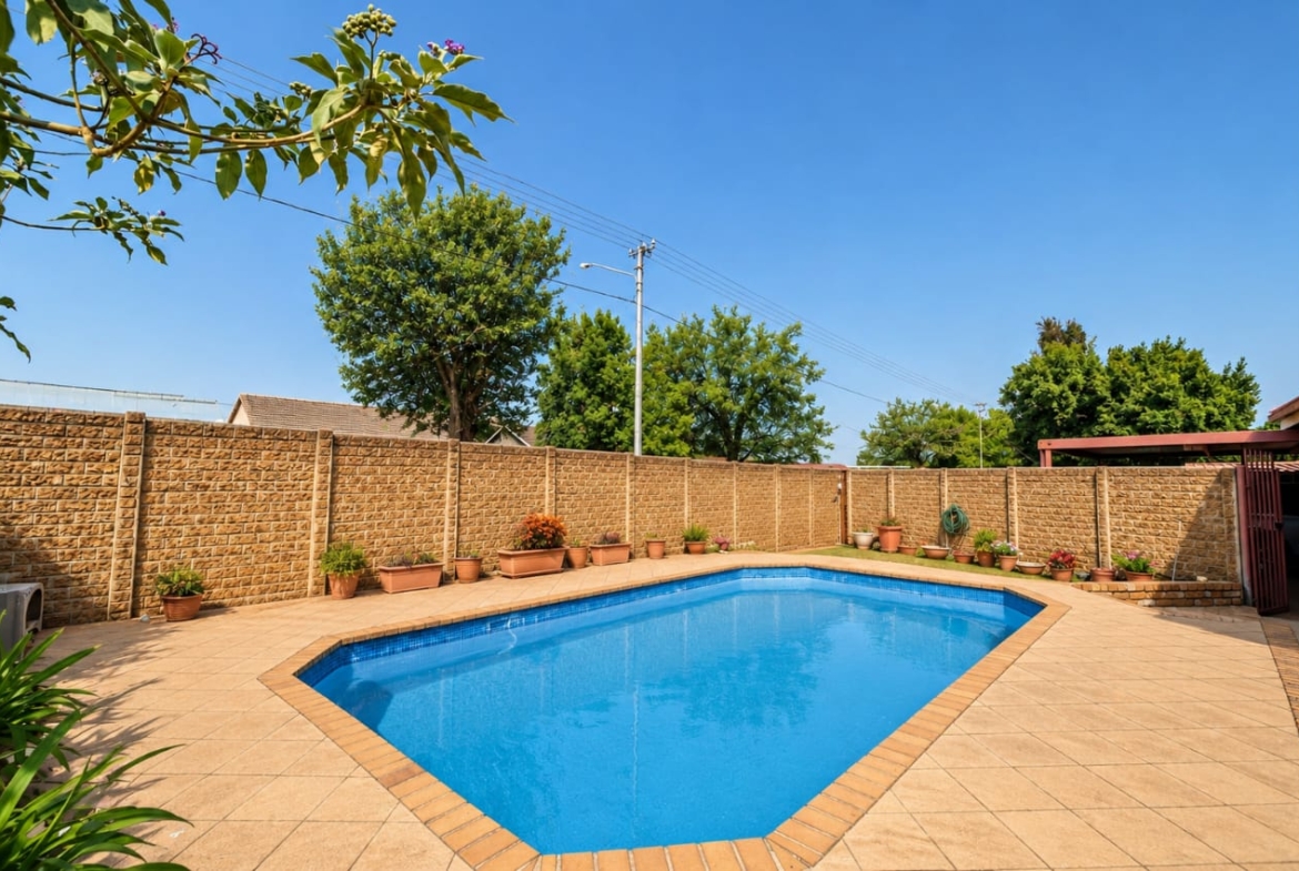 A beautiful property set on a spacious 560m² yard in the sought-after area of Klopperpark